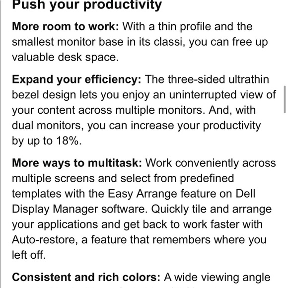 BNIB Dell 23 inch monitor - Picture 9 of 13